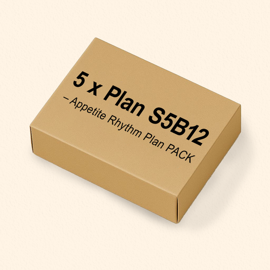 5 x S5B12 – Appetite Rhythm Plan PACK